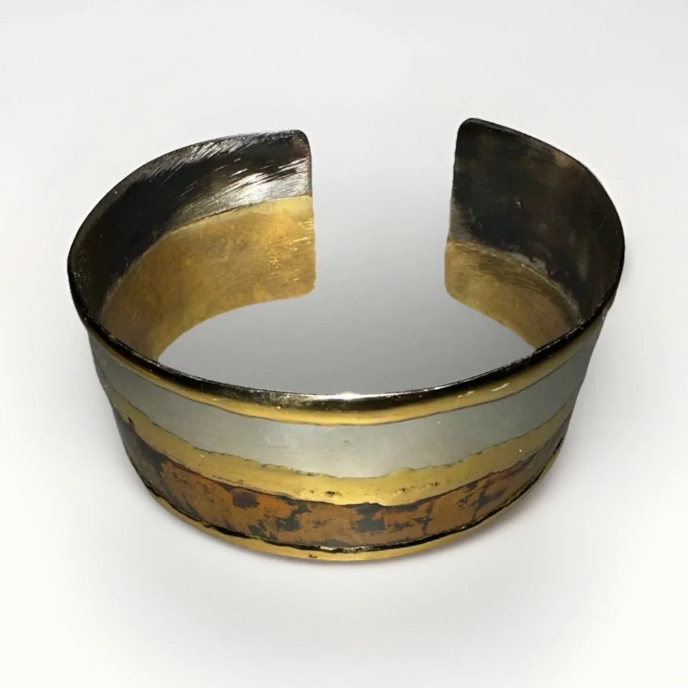 RENEE TAYLOR SW SEDONA AZ CREATIVE COPPER & BRONZE CUFF BRACELET OS SOUTH AFRICA